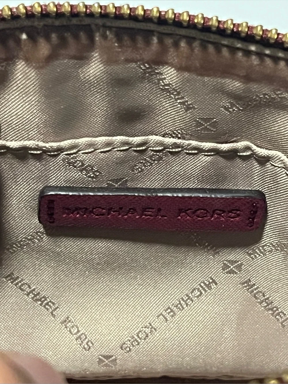 Michael Kors Jet Set Travel Large Perforated Leather Cosmetic Pouch